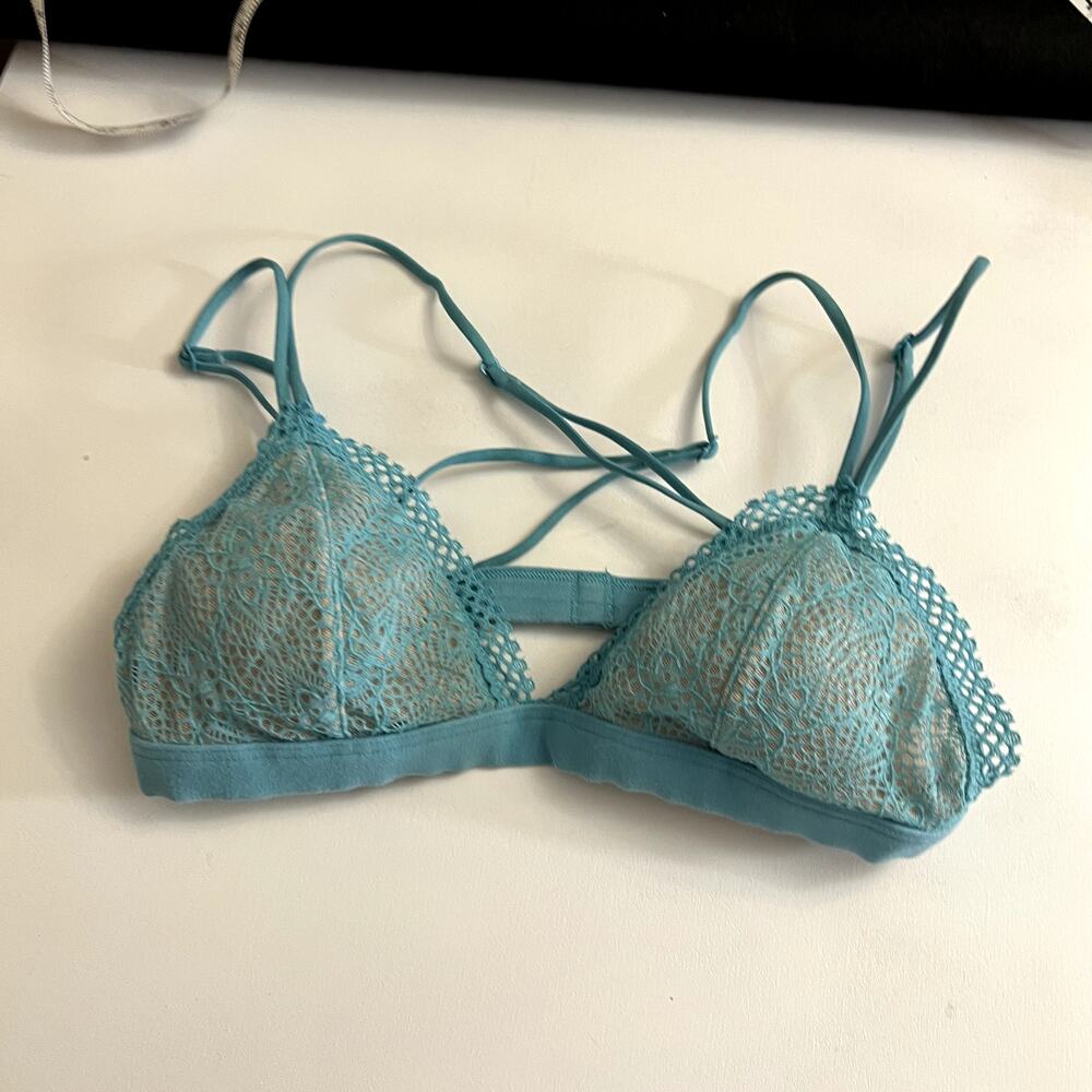 Victoria's Secret bralette blue lace small